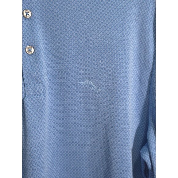Tommy Bahama Men's Island Zone M Blue Polo Shirt - Picture 3 of 8